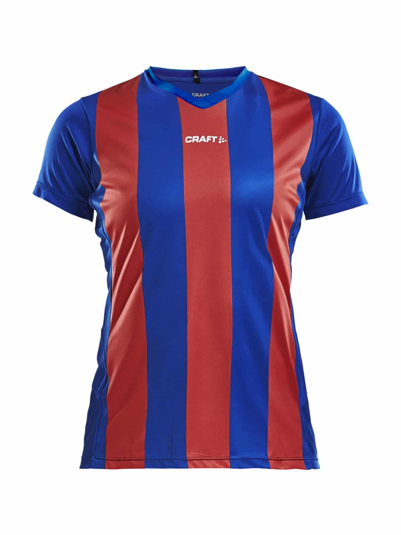 Craft Progress Jersey Stripe Kvinder Club Cobolt Bright Red