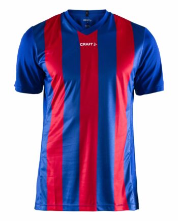 Craft Progress Jersey Stripe Maend Club Cobolt Bright Red