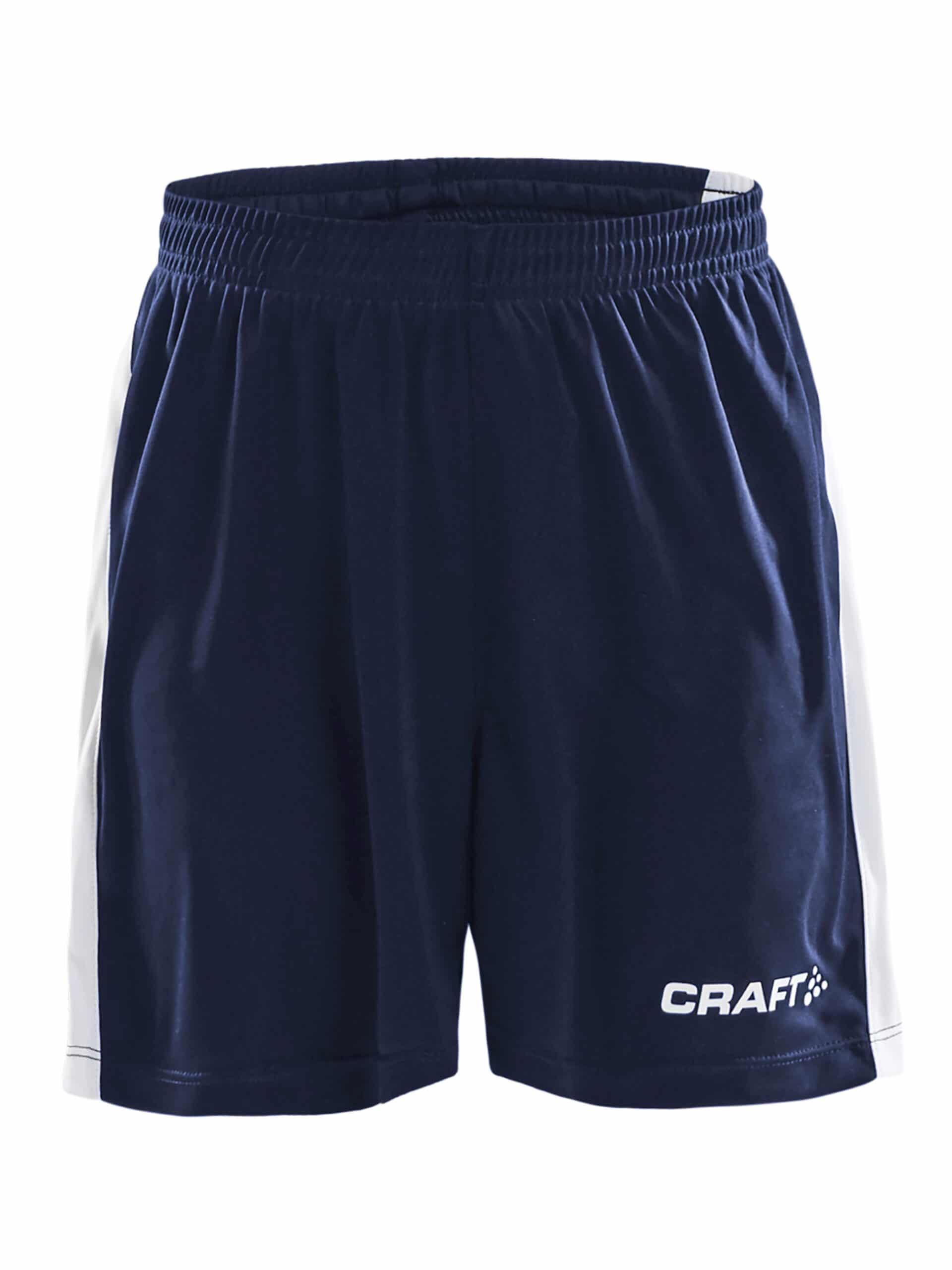 Craft Progress Longer Shorts Contrast Jr Navy White 122 128