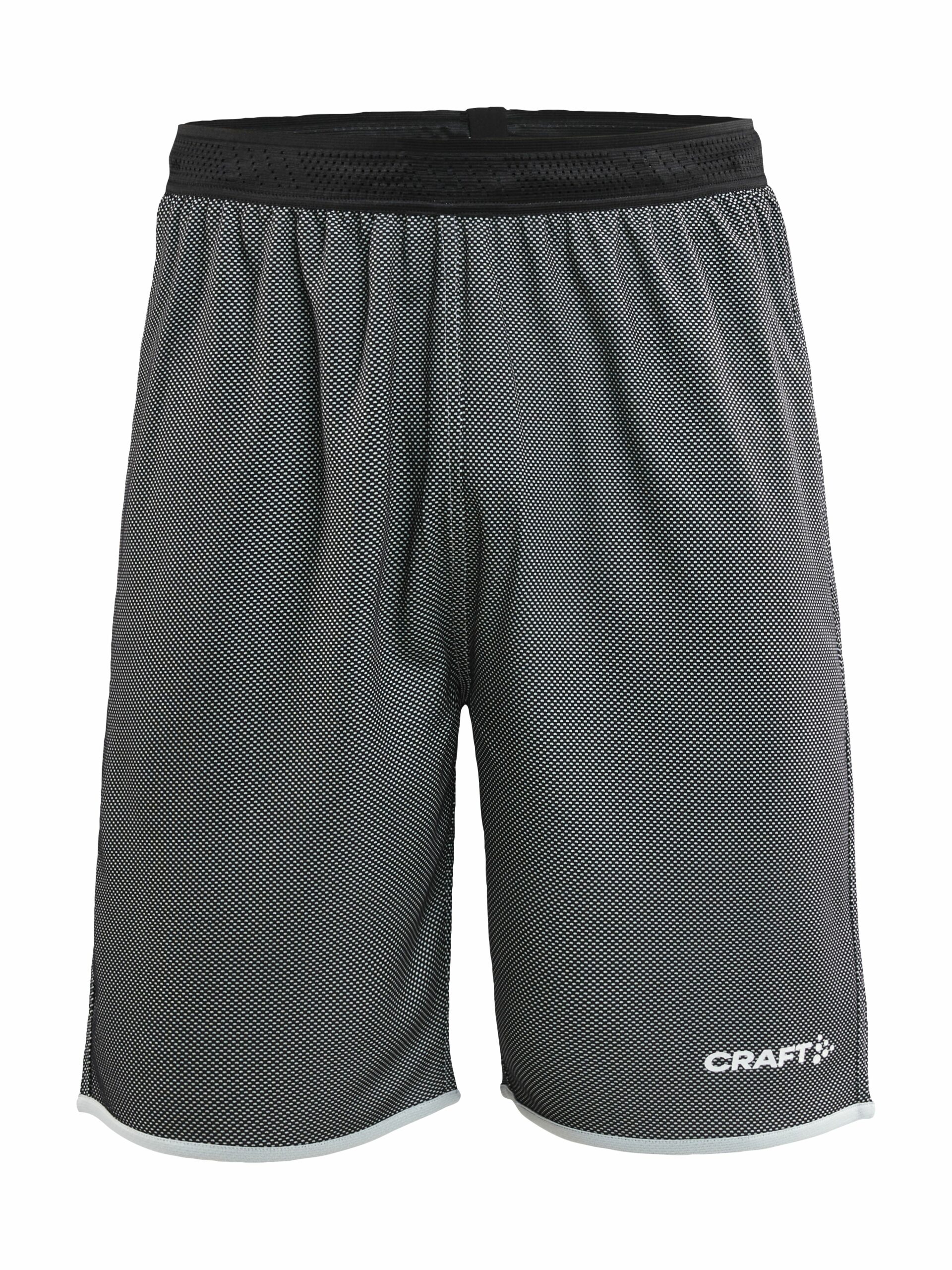 Craft Progress Reversible Basket Shorts Maend Black White