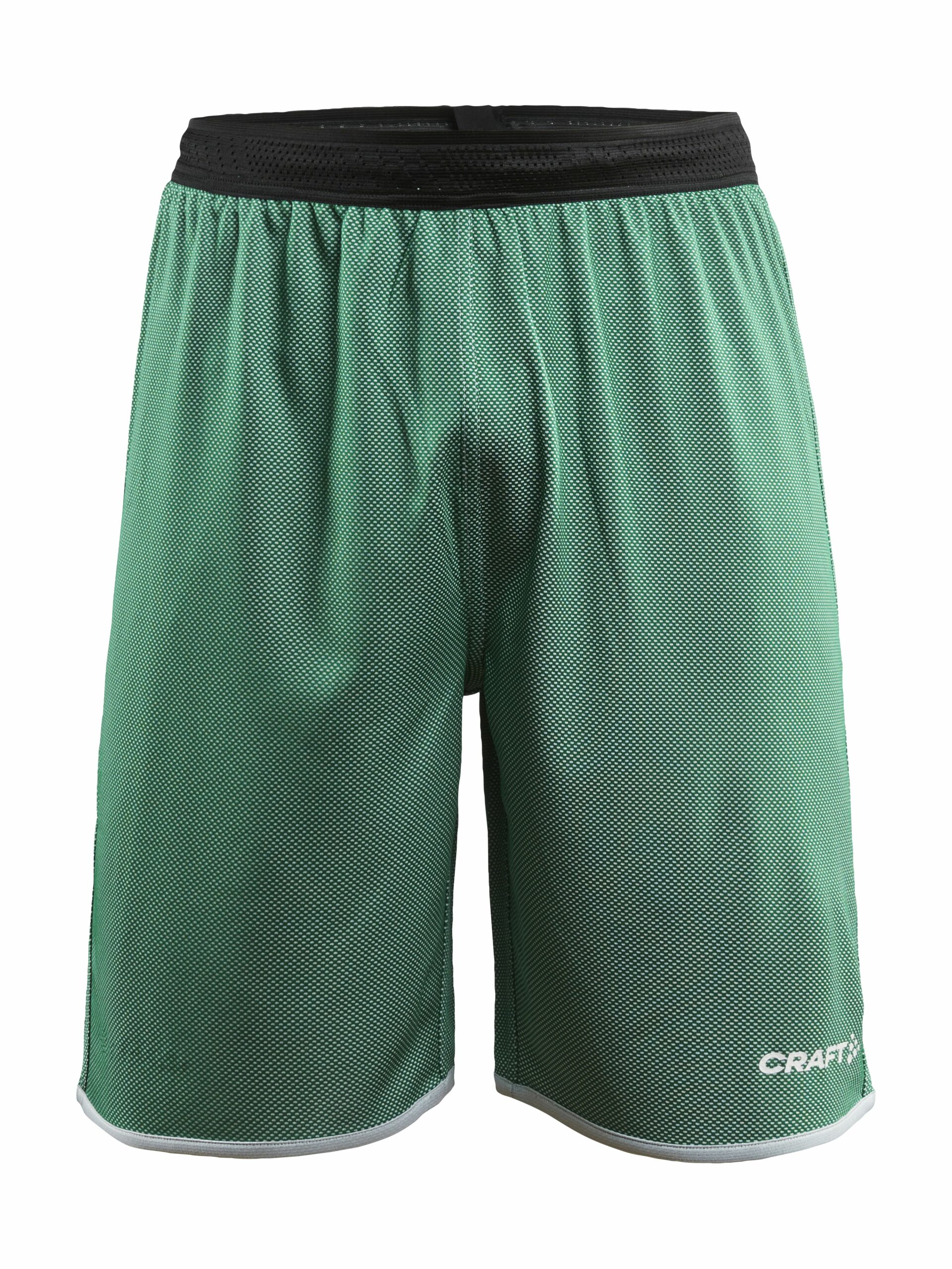Craft Progress Reversible Basket Shorts Maend Team Green White