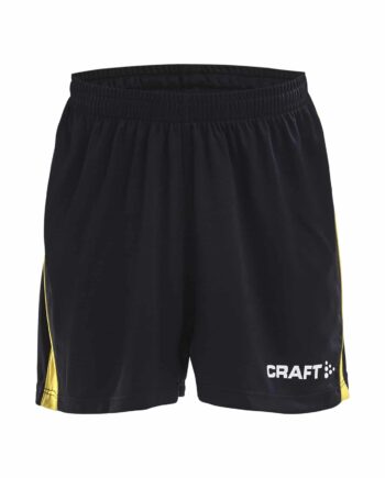 Craft Progress Short Contrast Jr Black Sweden Yellow 122 128