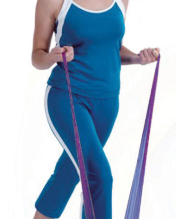 Aserve Latexfri Træningselastik Super Heavy Violet 45m