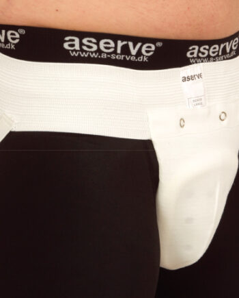 Aserve Skridtbeskytter  Inkl  Kop  Medium
