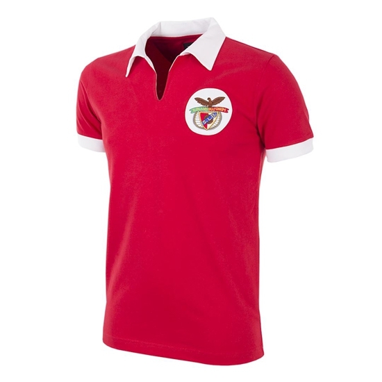 Benfica 1962 63 Retro Football Shirt På Lager -