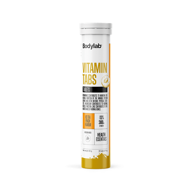 Bodylab Vitamin Tabs  20stk  Ice Tea Peach