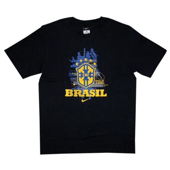 Brasilien Number 10  -shirt Vm 2010 Mørkeblå-