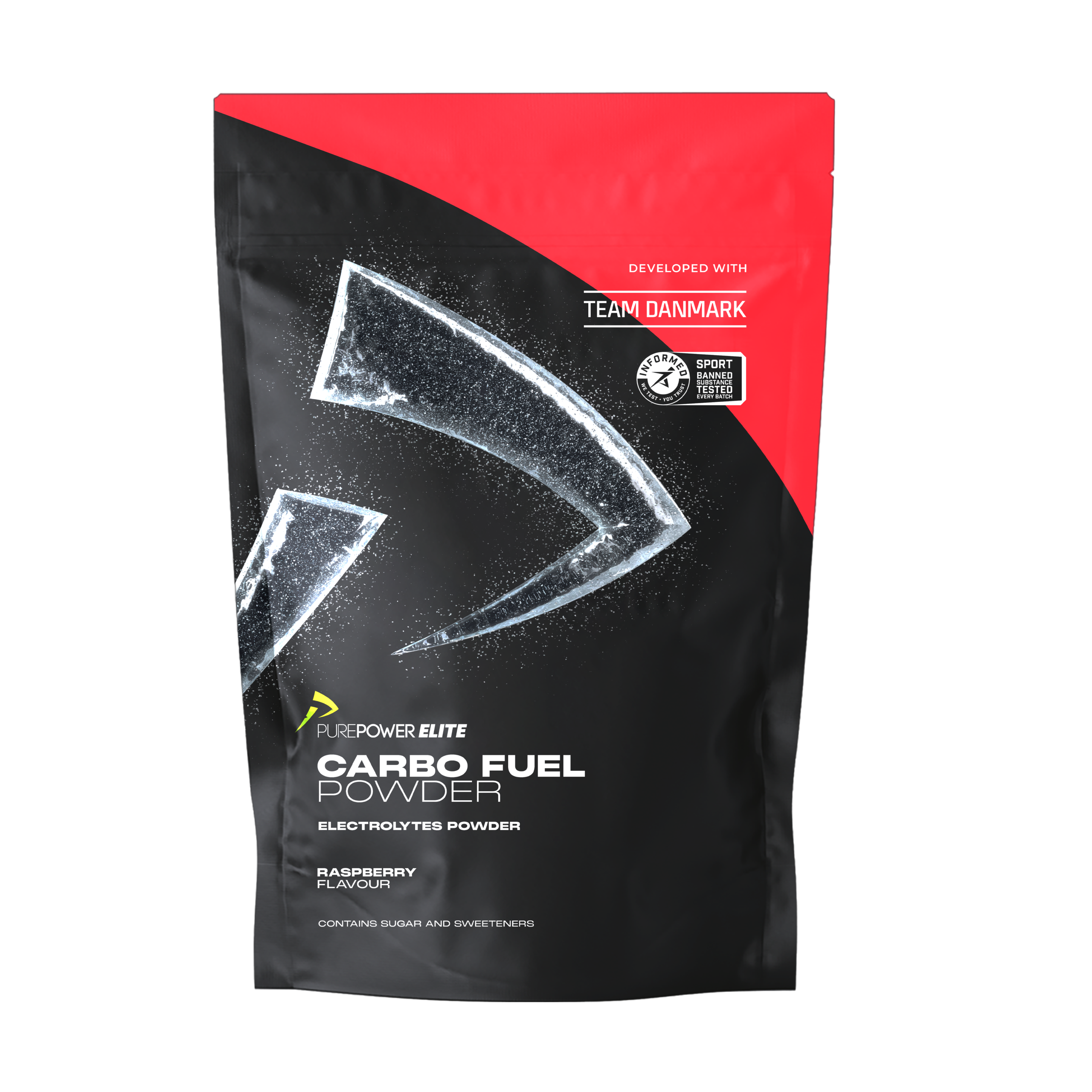 Elite Carbo Fuel Powder Raspberry Kg