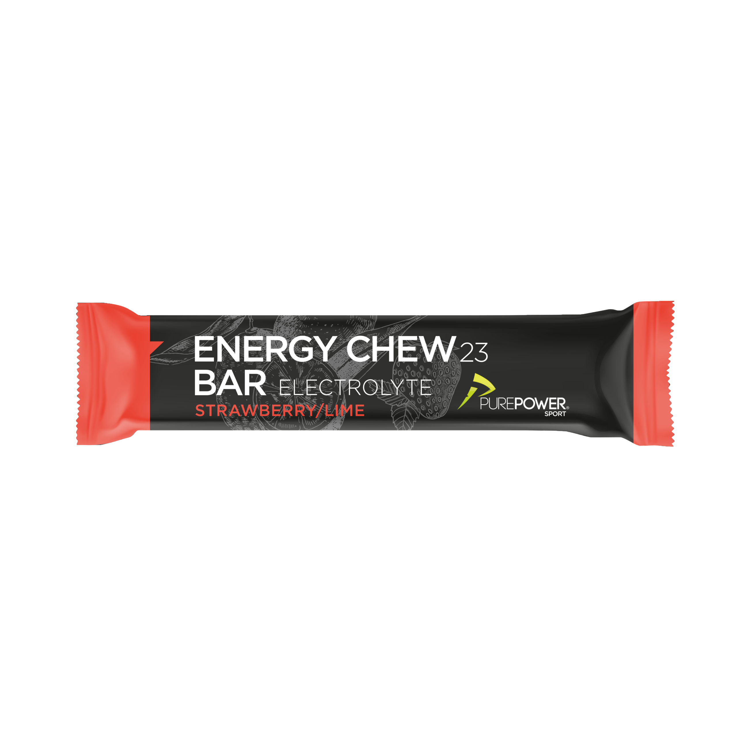 Energy Chew Bar Elektrolyt Jordbær Lime 30