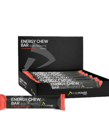Energy Chew Bar Elektrolyt Jordbær Lime 12   30