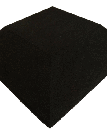 Ergofloor Ergoplay Impact Gummifliser   Faldunderlag Hjørne 500x500x60 Mm Sort