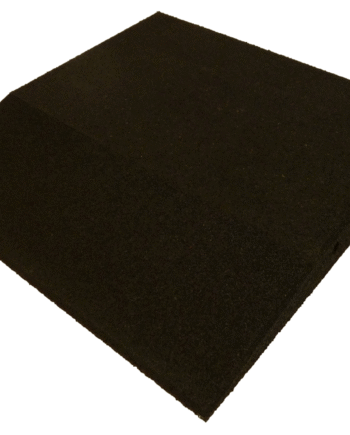 Ergofloor Ergoplay Impact Gummifliser   Faldunderlag Rampe 500x500x60 Mm Sort