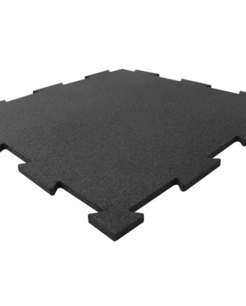 Ergofloor Ergotile Puzzle Gummifliser 518x518x15 Mm Sort