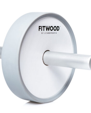Fitwood Kivi Ab Wheel Hvid Træ   Grå Alu  Håndtag   Grå Ring