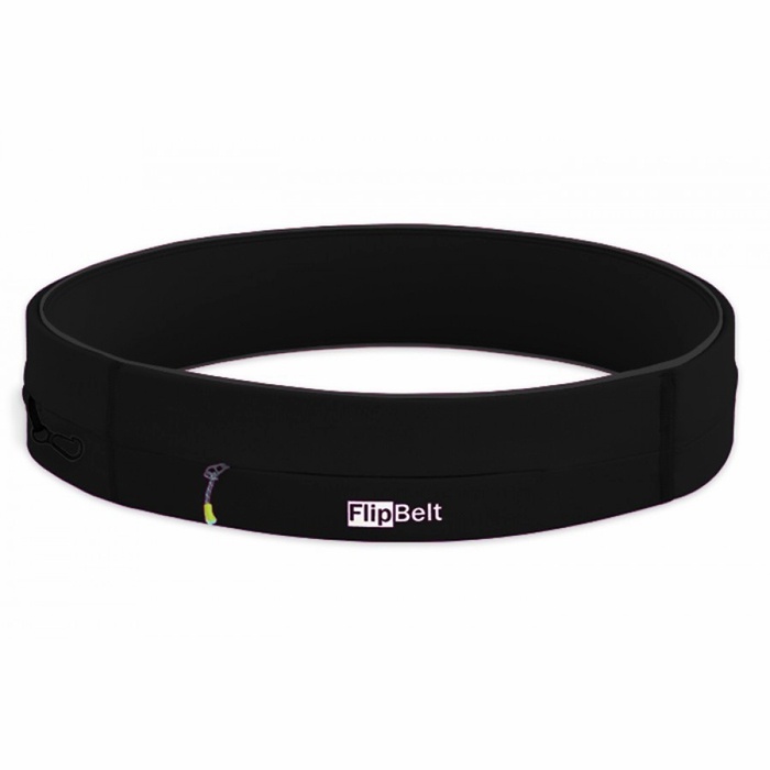 Flipbelt Zipper Løbebælte Pengekat Sort