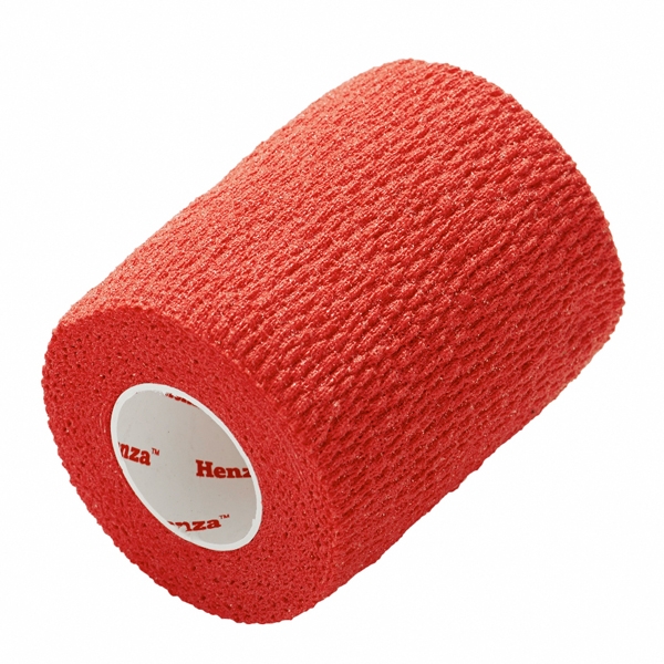 Henza Flexible Sports Bandage Rød Cm