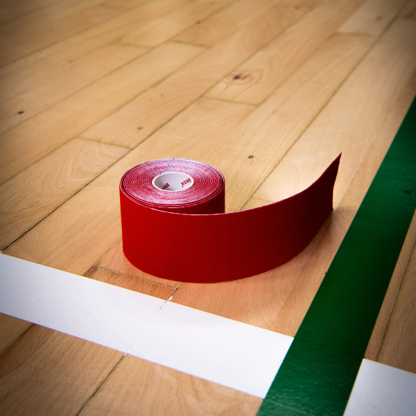 Henza Kinesiologi Tape Rød 5m 5cm