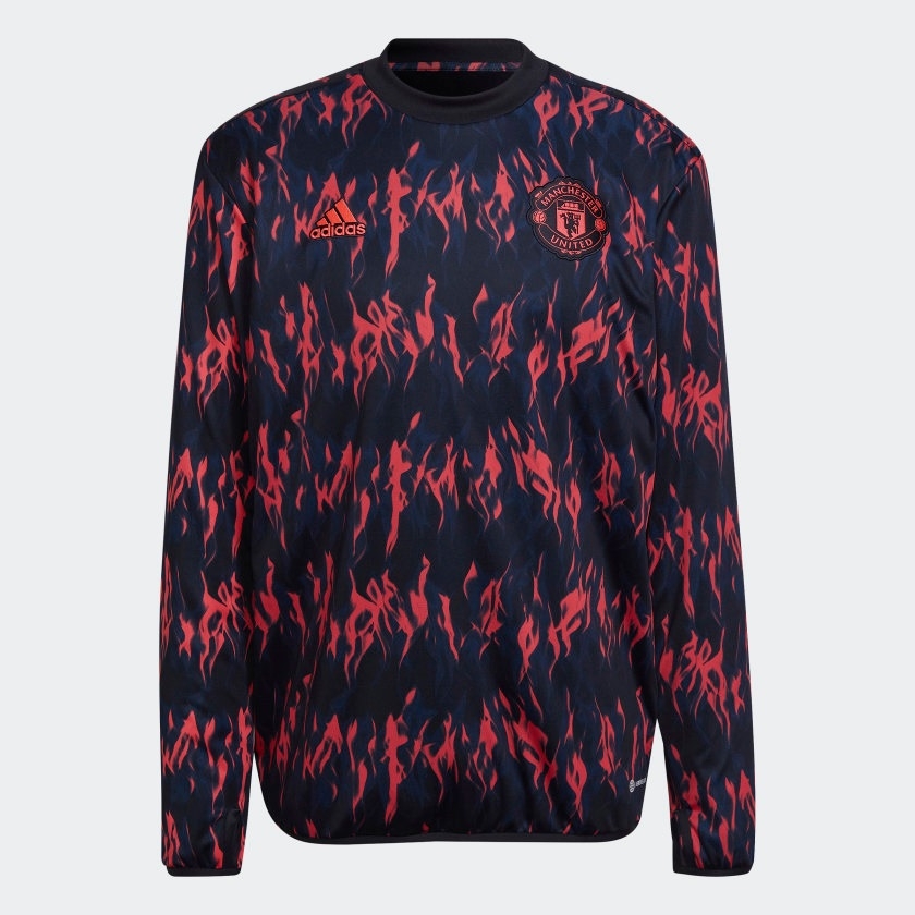 Manchester United Pre-match Jersey     2021 22 By Adidas-