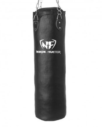 Nordic Fighter Boxing Bag Sandsæk ægte Læder 100cm 30kg