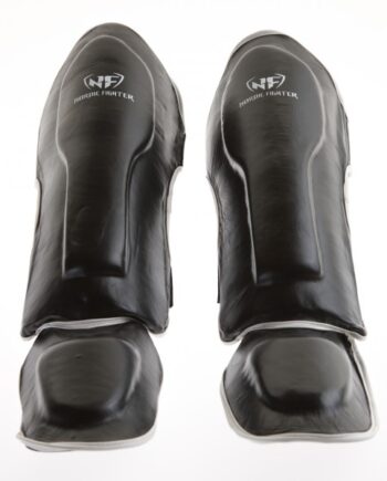 Nordic Fighter Shin Guards Instep Type   Benskinne ægte Læder Medium