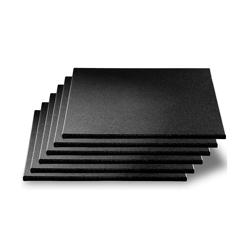 Odin Pro Gummigulv 1000x1000x25mm Sort