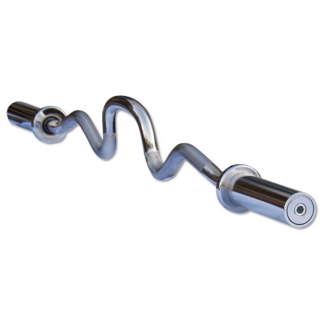 Peak Fitness 50 Mm Curlstang Super Curl Close Grip Bar