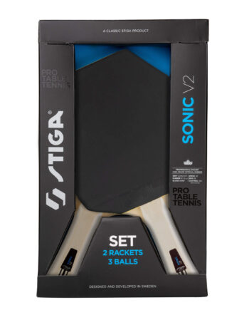 Stiga  Sonic Set V2   Bat     Bolde