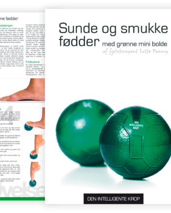 Sunde Og Smukke Fødder Med Grønne Mini Bolde  Excl  Bolde