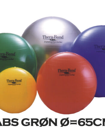 Thera-band Terapibold   Træningsbold 65cm Grøn  Inkl  Abs