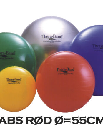 Thera-band Terapibold   Træningsbold 55cm Rød  Inkl  Abs