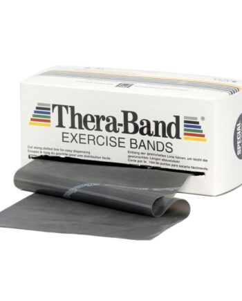 Thera-band Træningselastik Bånd Level   Speciel Hård Sort   5m