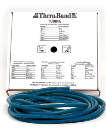 Thera-band Tubing Level   Ekstra Hård Træningselastik Blå   5m
