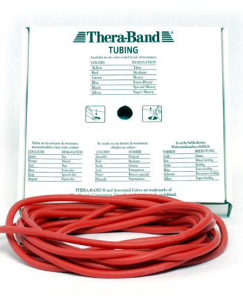 Thera-band Tubing Level   Medium Træningselastik Rød   5m