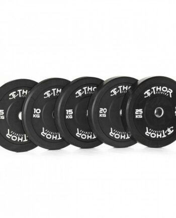 Thor Fitness Sorte Bumper Vægtskiver 10kg   50mm    Stk