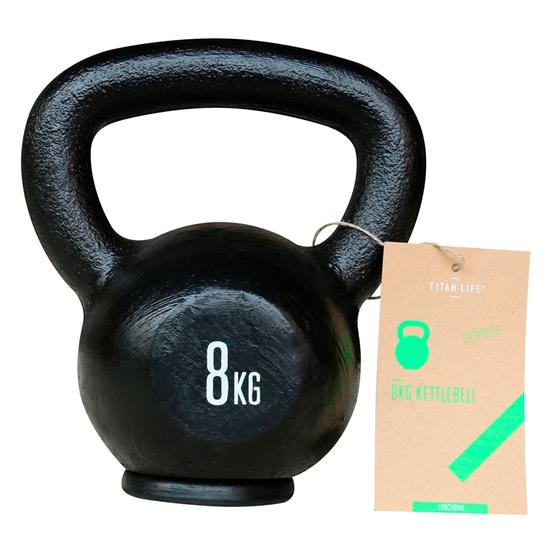 Titan Life Kettlebell   Kg   Støbejern