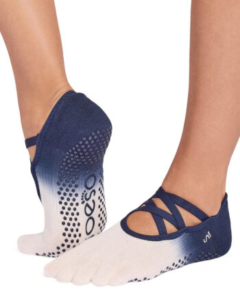 Toesox Fulltoe Elle Grip  Indigo Ombre