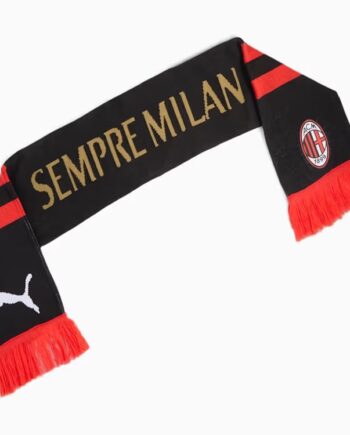 Ac Milan Scarf 2026 27 Black-one-size