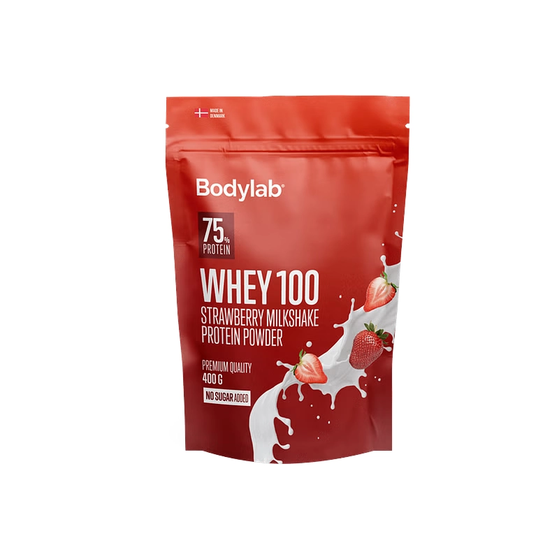 Bodylab  Whey 100 Protein   Milkshake 400   Strawberry