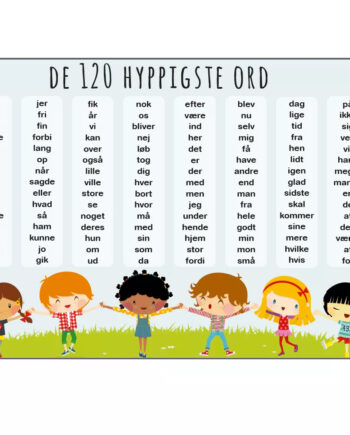 Dækkeserviet De 120 Hyppigste Ord
