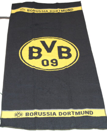 Dortmund Towel Black Logo-one-size