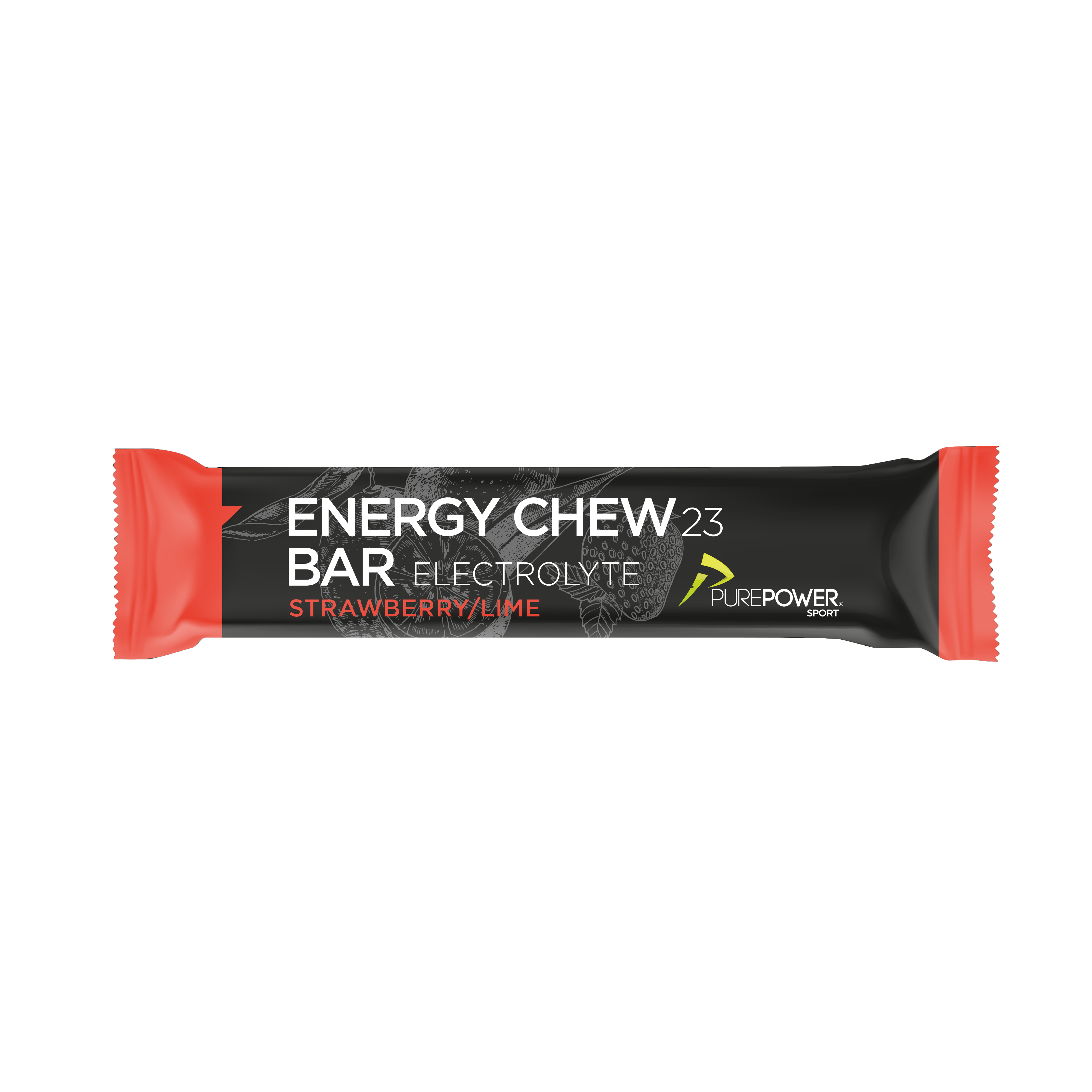Energy Chew Bar Elektrolyt Jordbær Lime 30