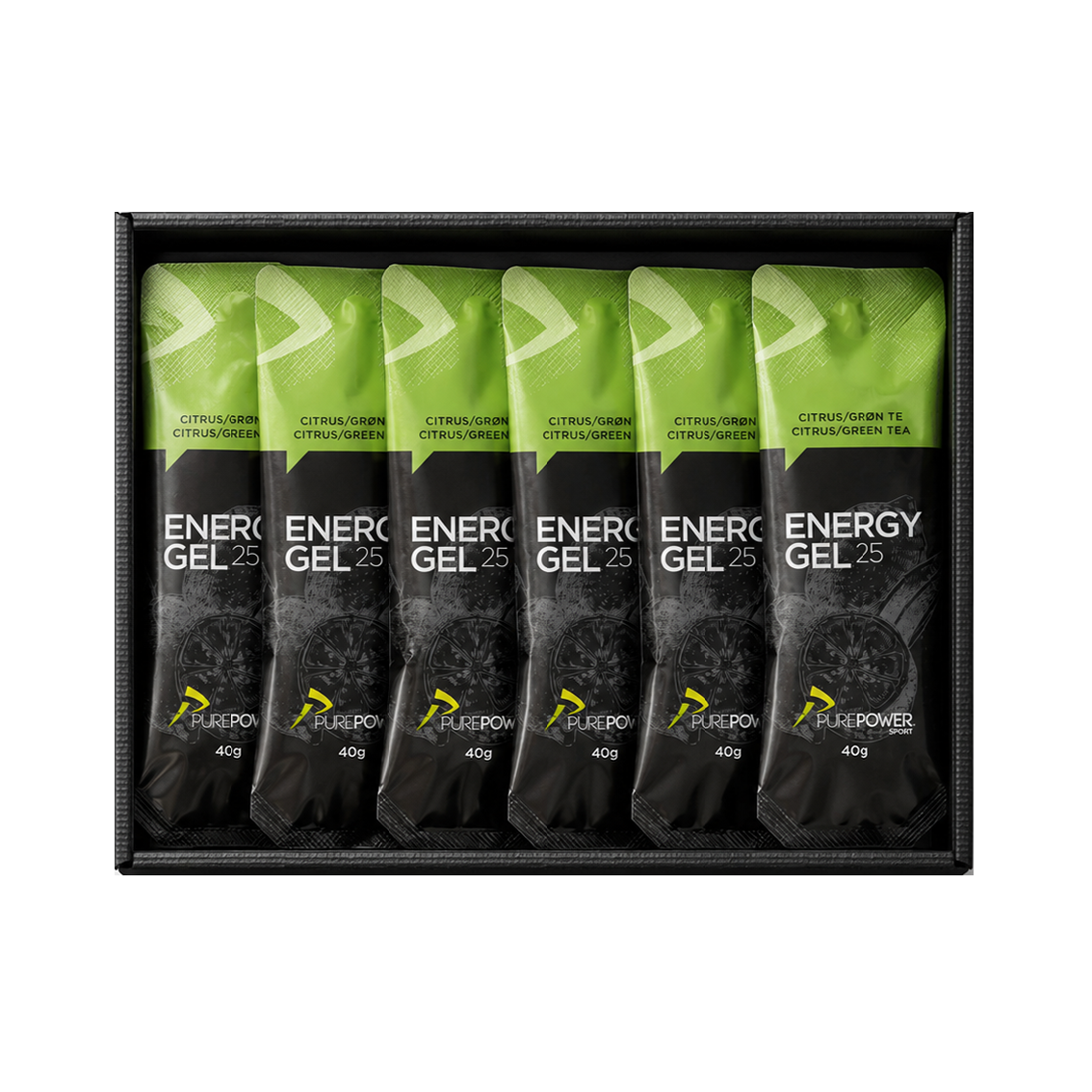 Energy Gel Citrus- Grøn Te 12   40