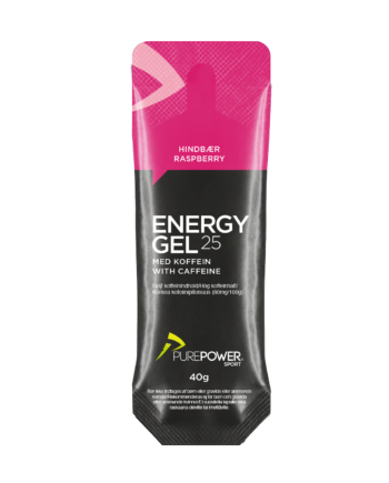Energy Gel Koffein Hindbær 40