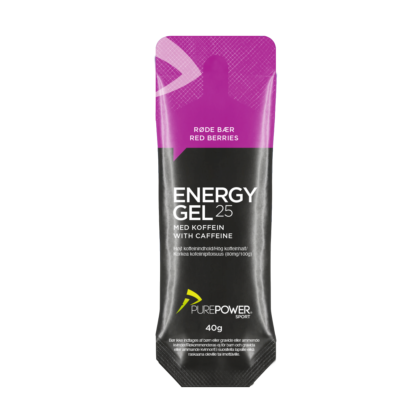 Energy Gel Koffein Røde Bær 40