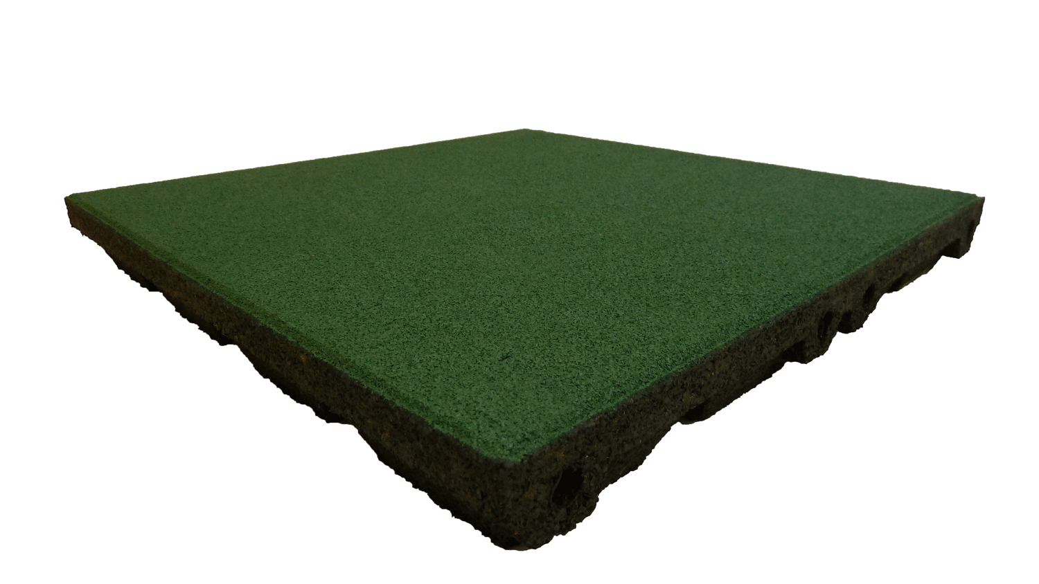 Ergofloor Ergoplay Impact Gummifliser   Faldunderlag 500x500x90 Mm Grøn