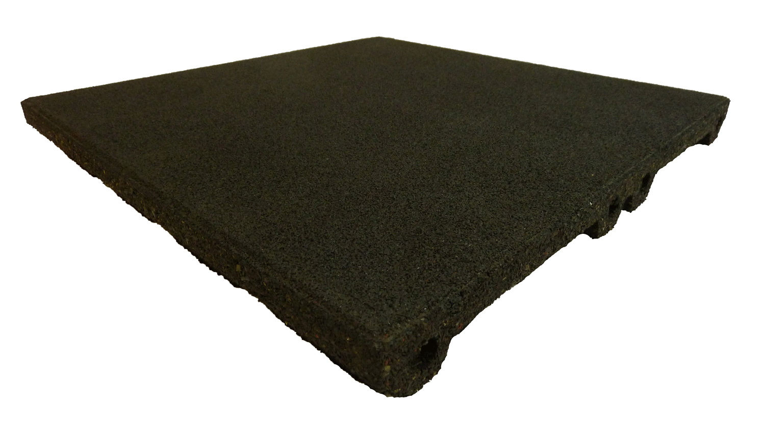 Ergofloor Ergoplay Impact Gummifliser   Faldunderlag 500x500x45 Mm Sort