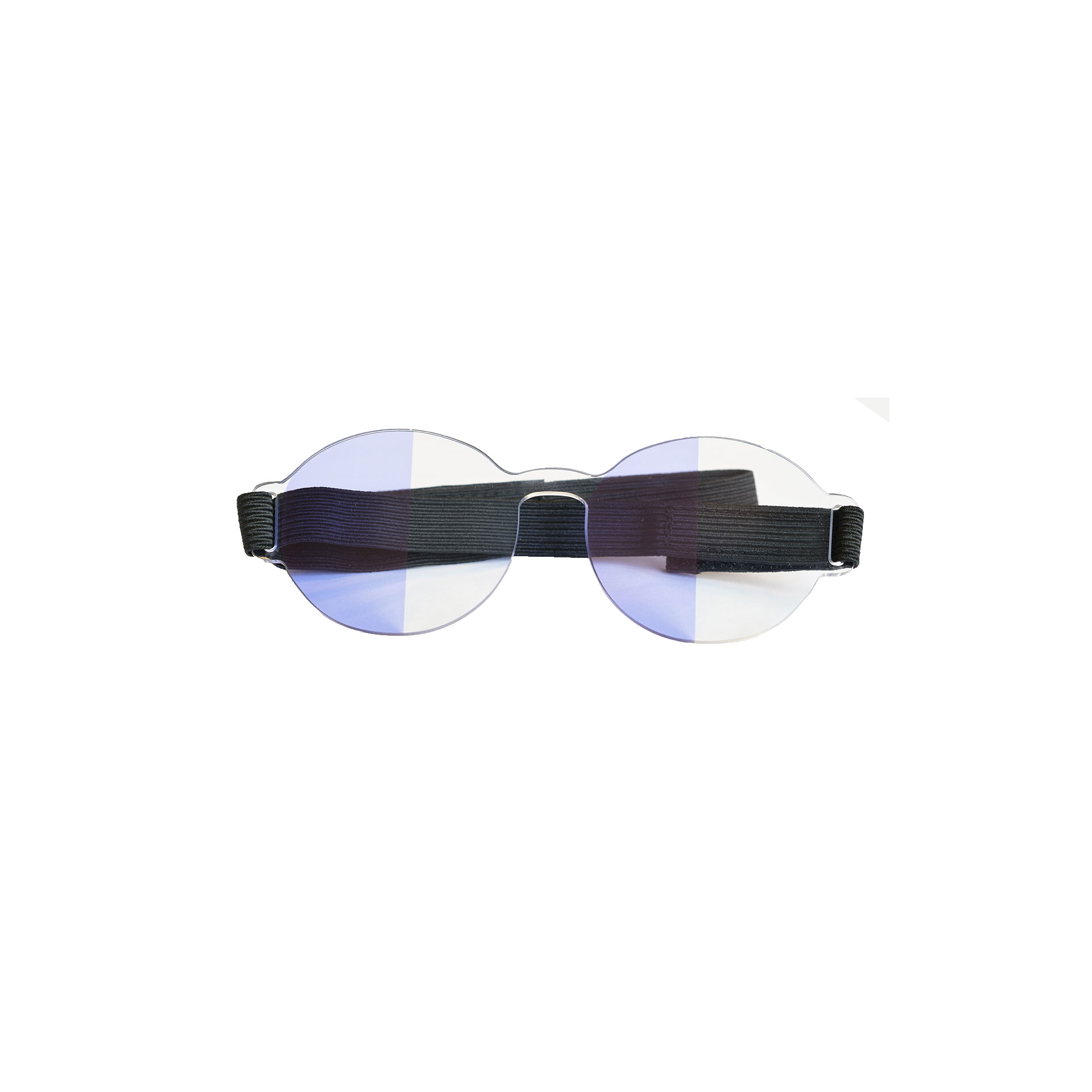 Farve Spectrum Halv-felt Brille  Blå   Transparent