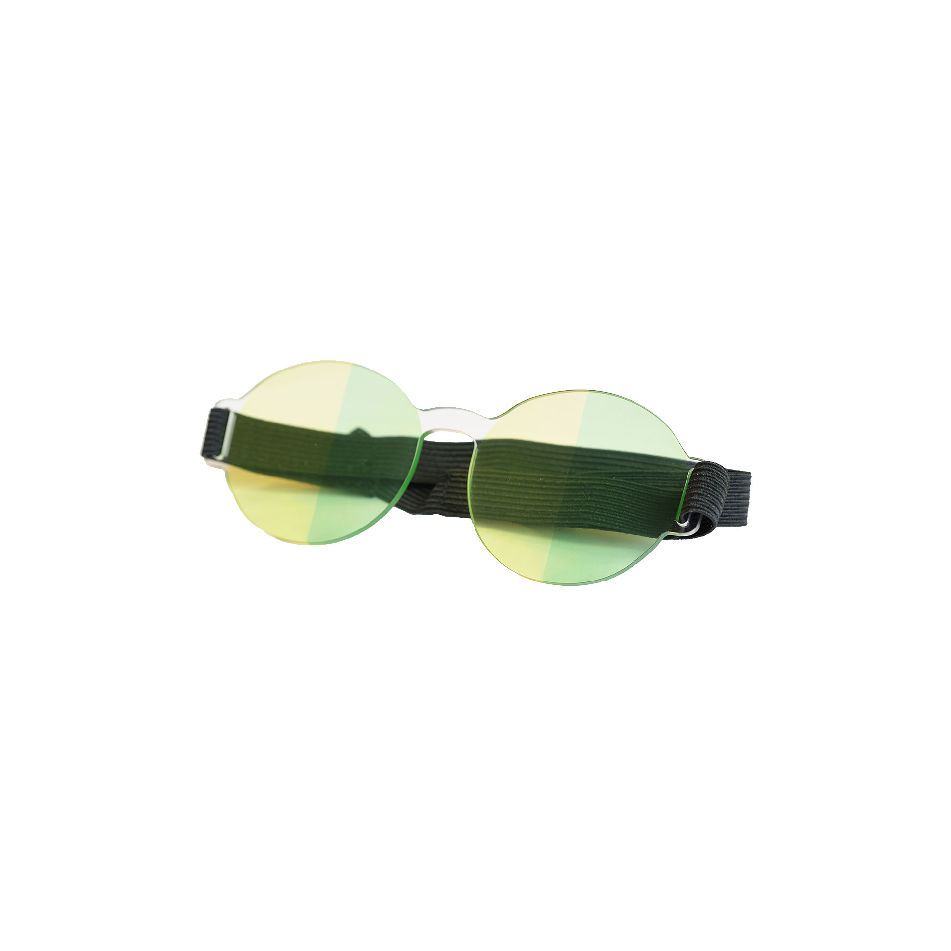 Farve Spectrum Halv-felt Brille  Gul   Grøn