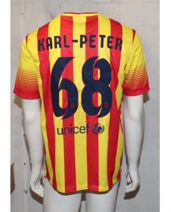 Fc Barcelona Away Jersey 2013 14 Karl Peter 68-