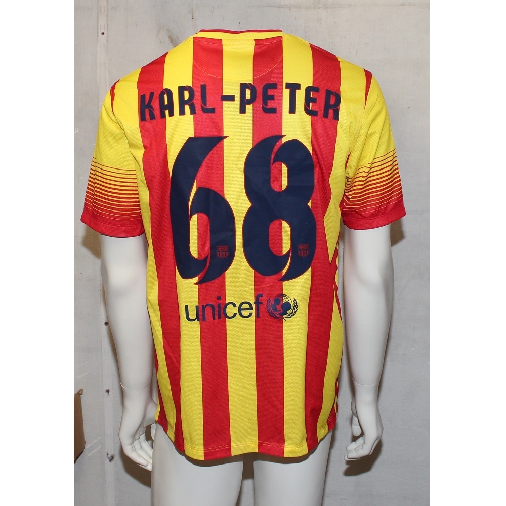 Fc Barcelona Away Jersey 2013 14 Karl Peter 68-